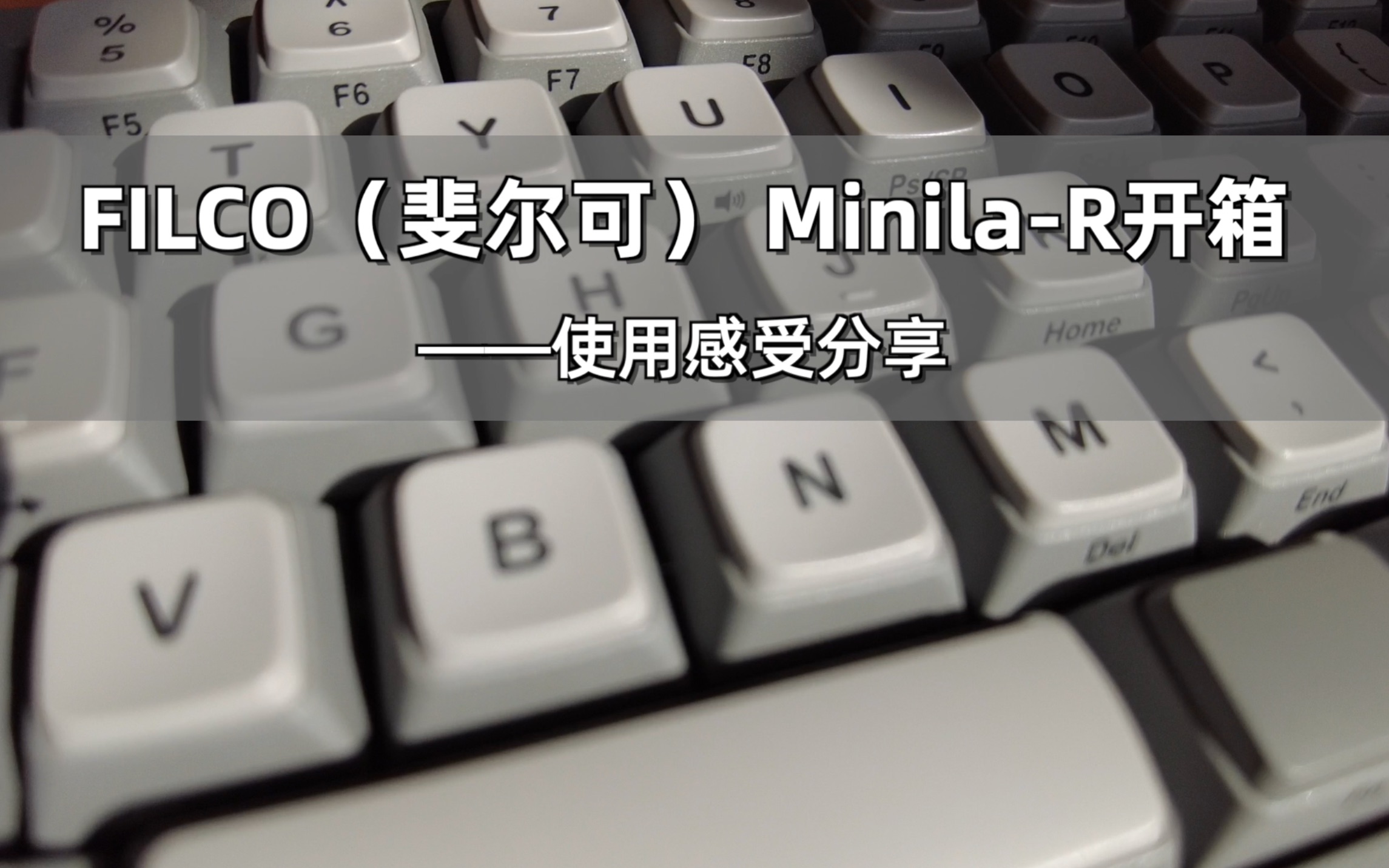 【开箱体验】FILCO斐尔可 MinilaR蓝牙机械键盘开箱哔哩哔哩bilibili