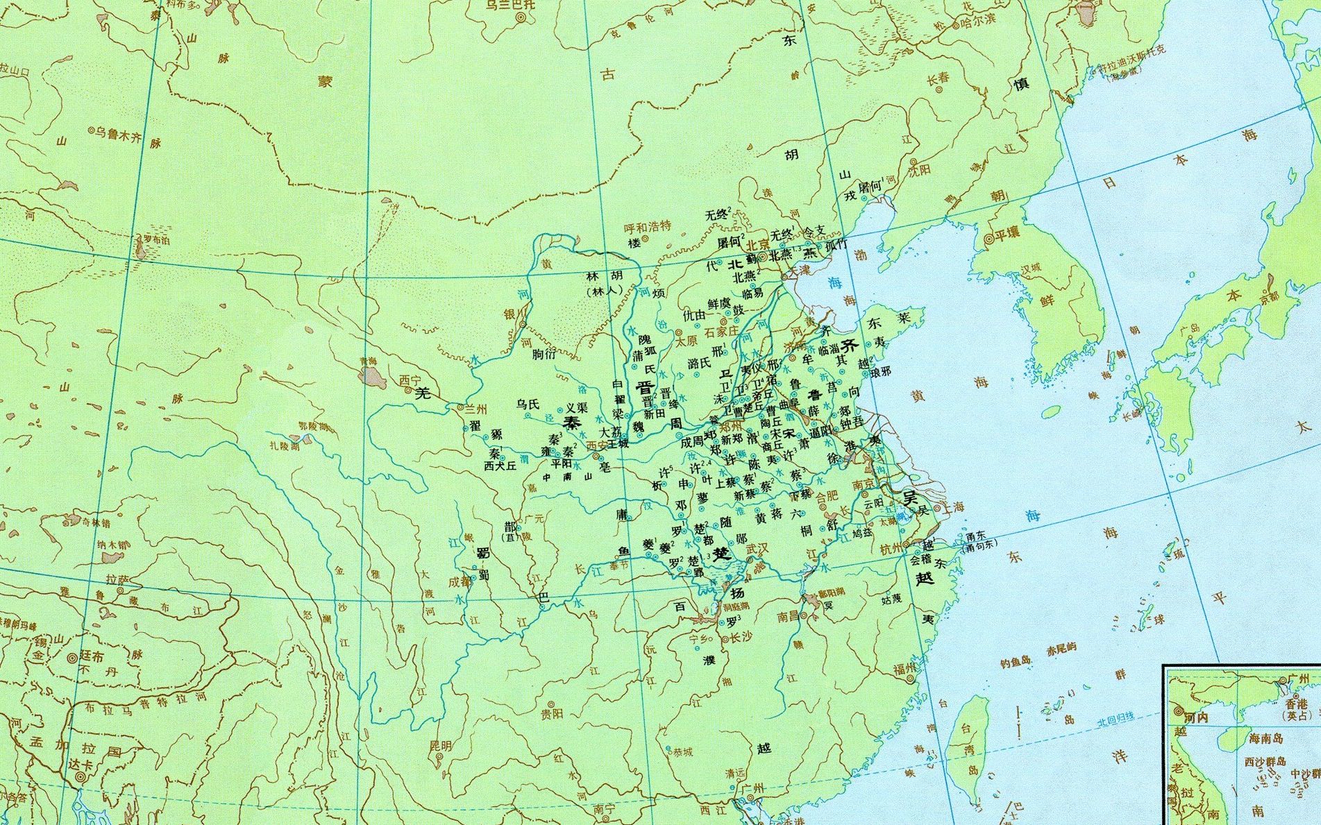 [图]《资治通鉴》-前403年-三家分晋（听白看文，配地图）