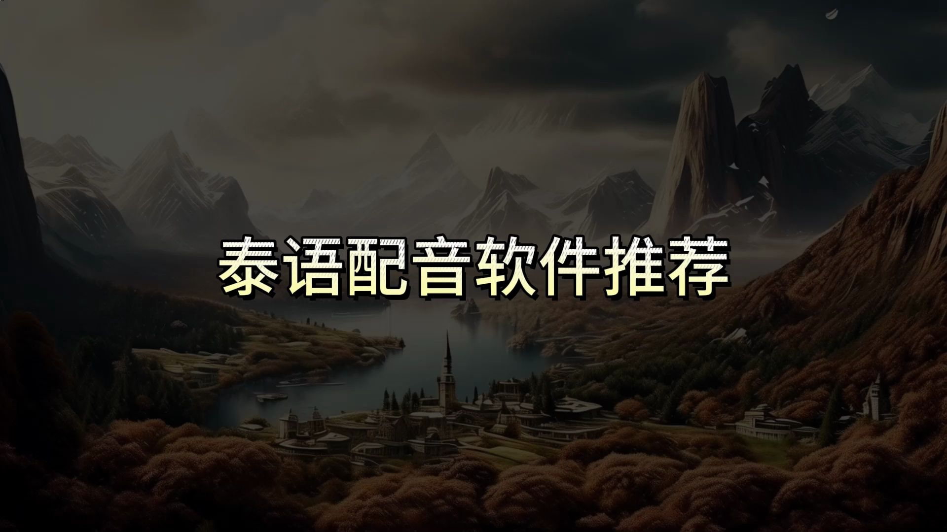 泰语配音软件#泰语学习打卡#泰语口语练习