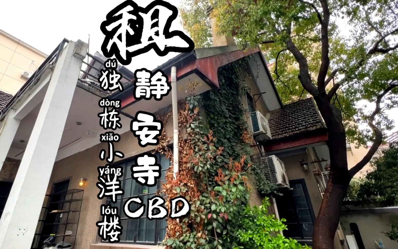 出租:独栋 四面临空 小洋楼地段:静安寺CBD,新闸路 常德路产证建面:170.2㎡附近小区有2个停车位𐟚—上海老洋房,新式里弄#老洋房哔哩哔哩bilibili