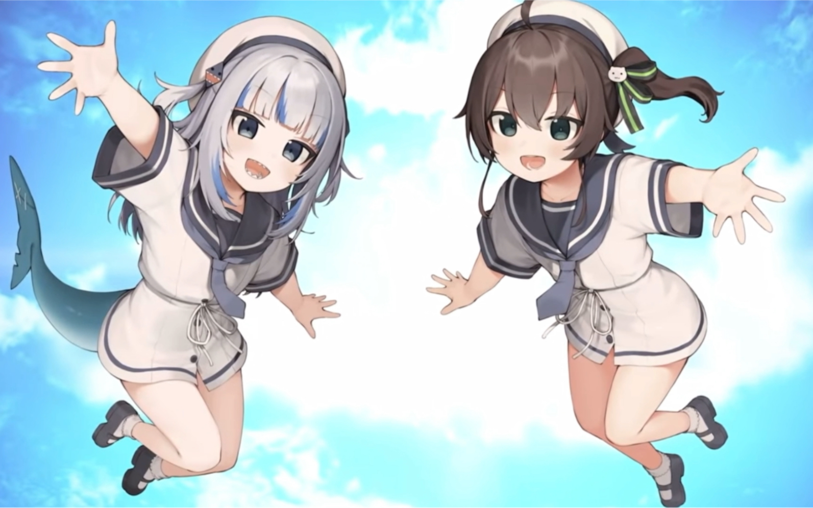 中字 空色デイズ cover by夏色祭 gawr gura