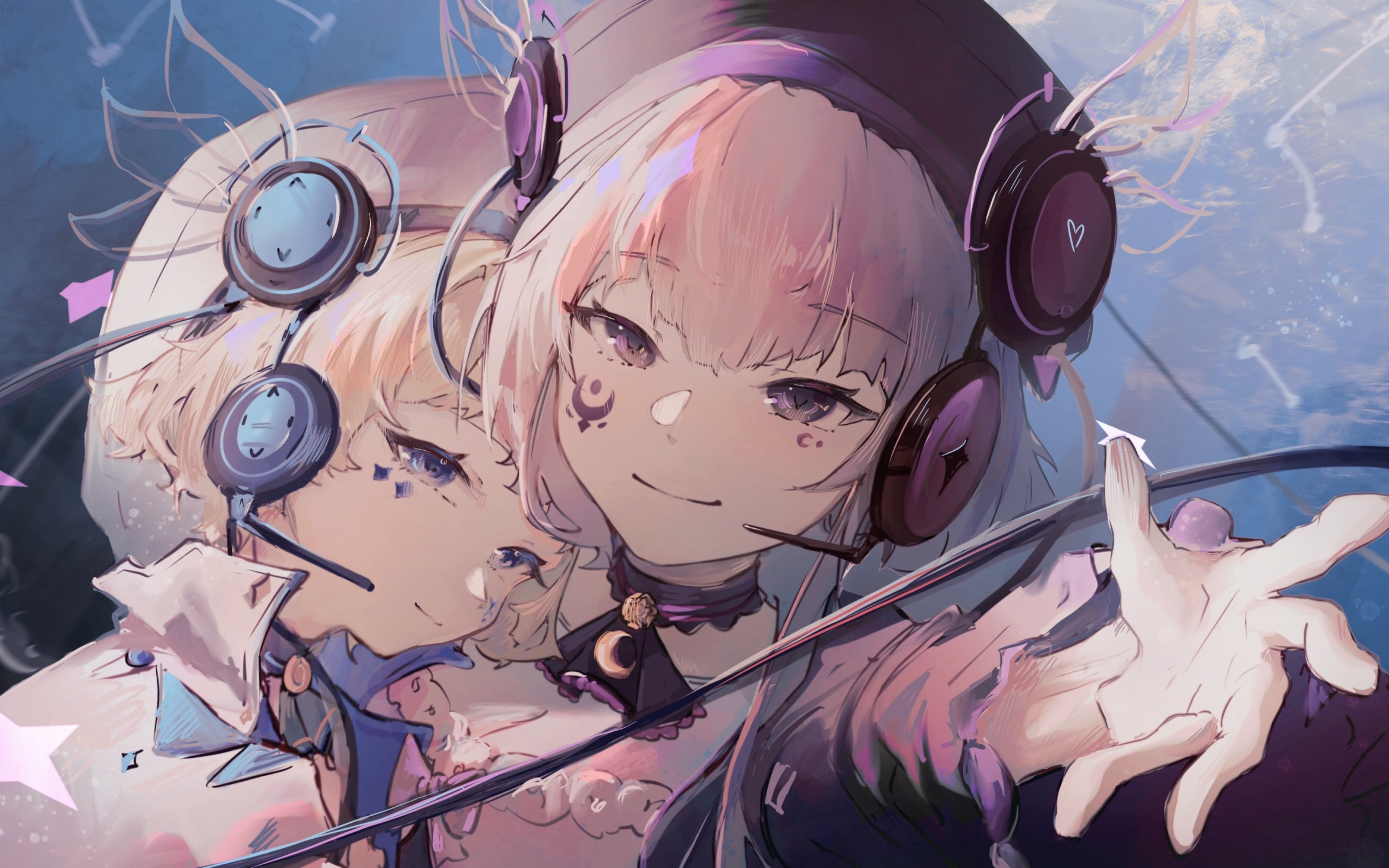 【arcaea同人绘画】贴贴不需要名字