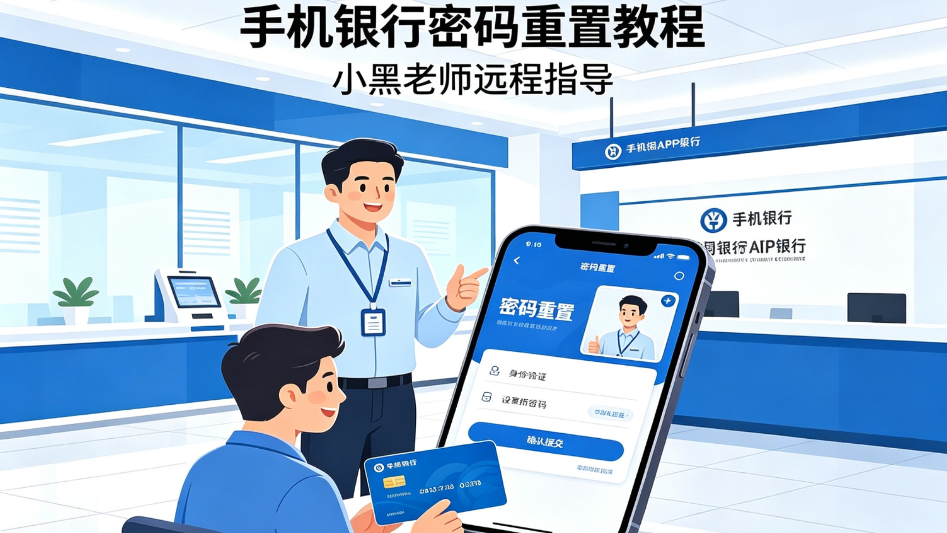 银行卡线上密码重置