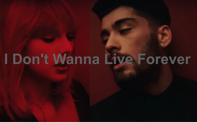 [图]【中英字幕】I Dont Wanna Live Forever -Taylor swift&Zayn Malik