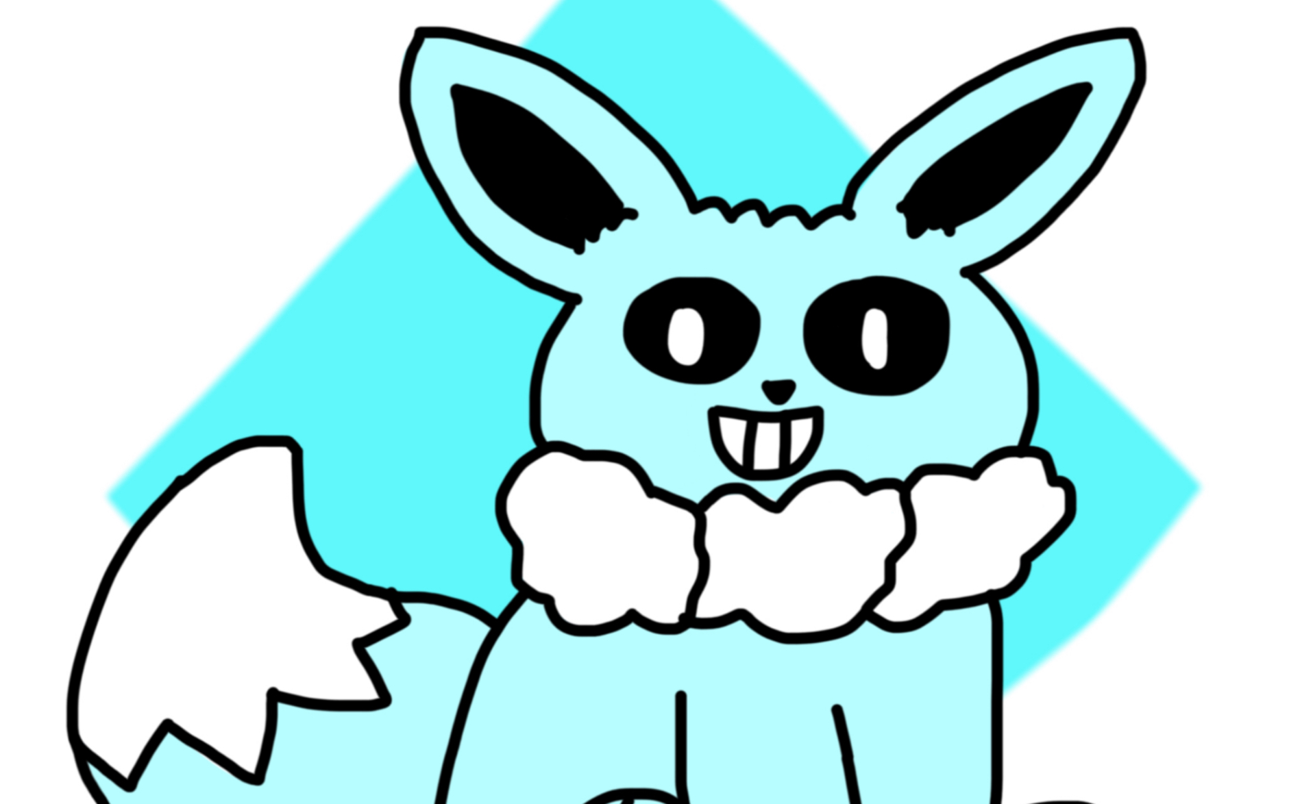 (绘画过程)sans,但是是宝可梦伊布