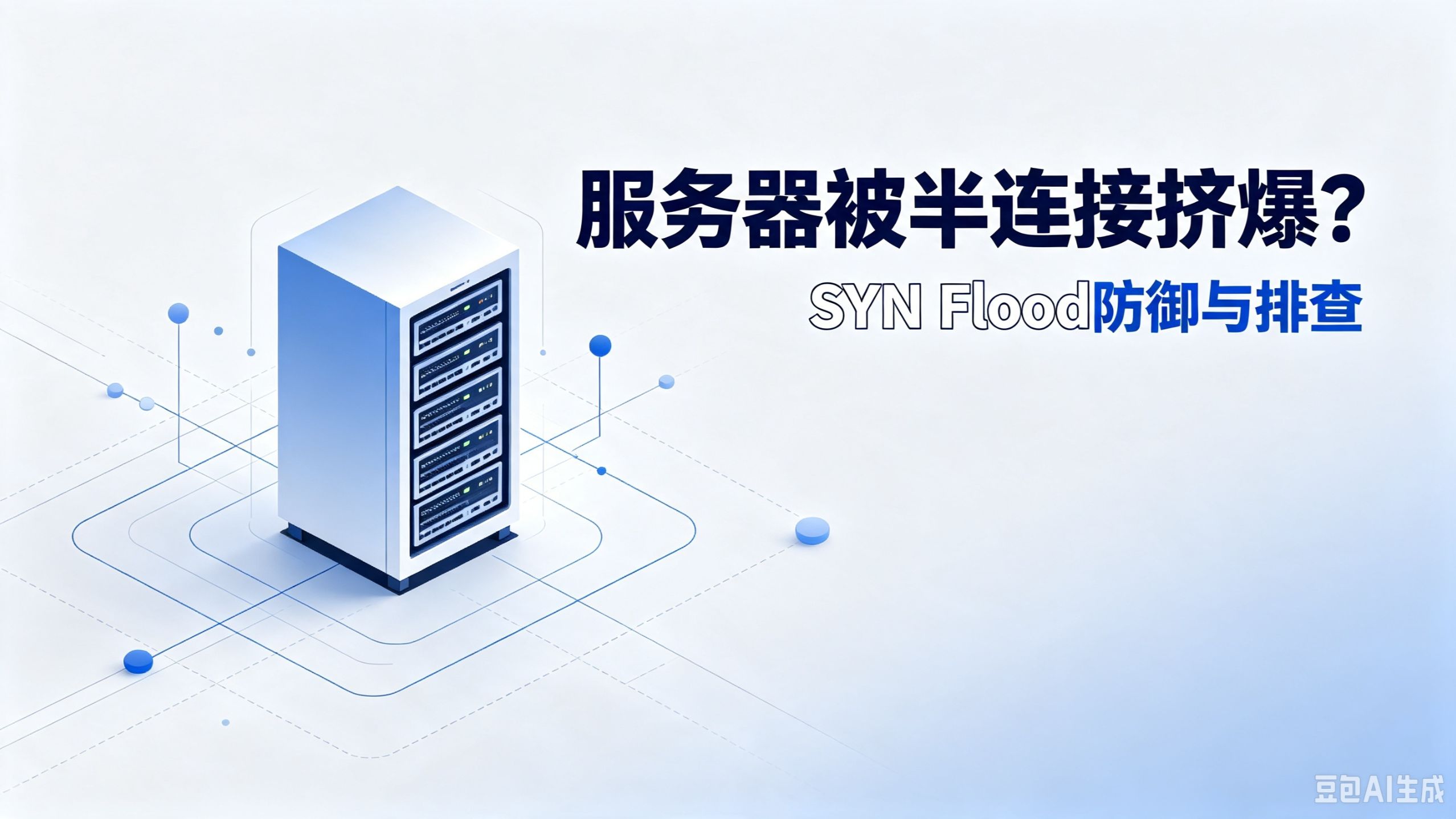 服务器被半连接挤爆?SYN Flood防御与排查