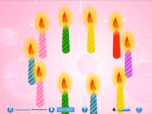 Ten little candles dancing#英文儿歌 #英语没那么难 #幼儿英语 #趣味英语 #每天进步一点 #英语启蒙 #英文歌曲学英语 7025哔哩哔哩bilibili