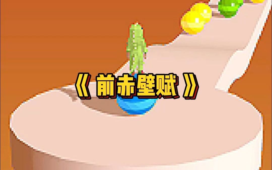 前赤壁赋哔哩哔哩bilibili