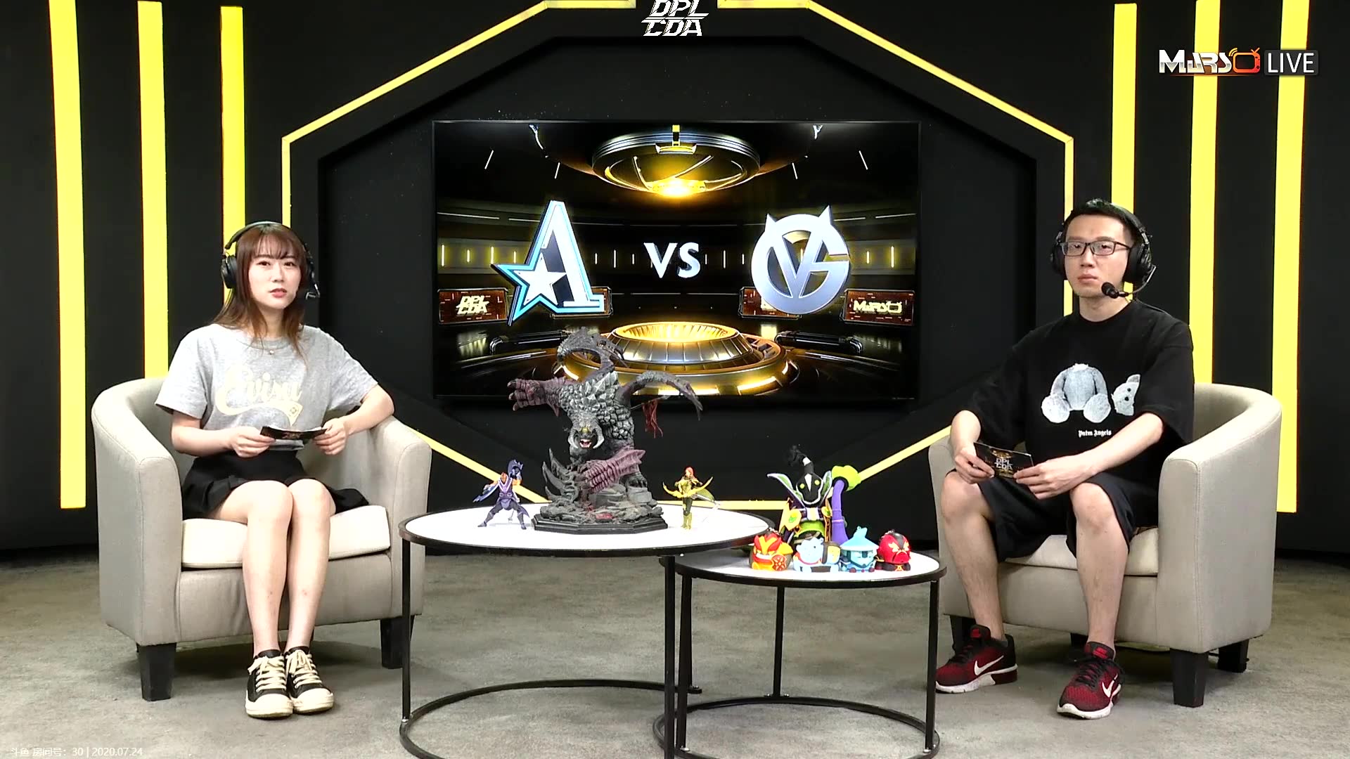 dota2职业联赛 茶队与vg之战 第一场 拒绝者与锋哥熟人相见会不会分外