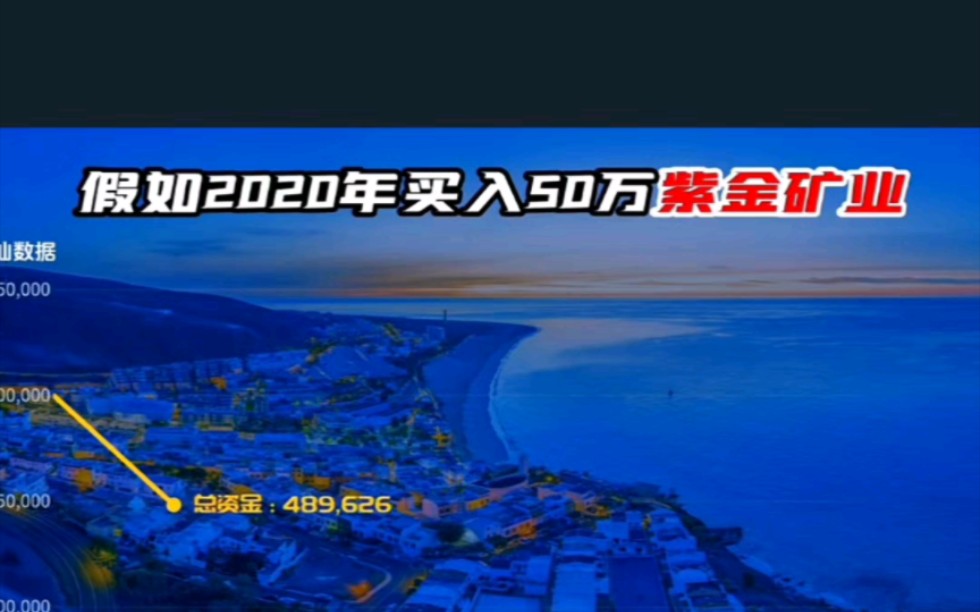 2020年买入50w紫金矿业,到现在有多少钱(万0.85免一)哔哩哔哩bilibili