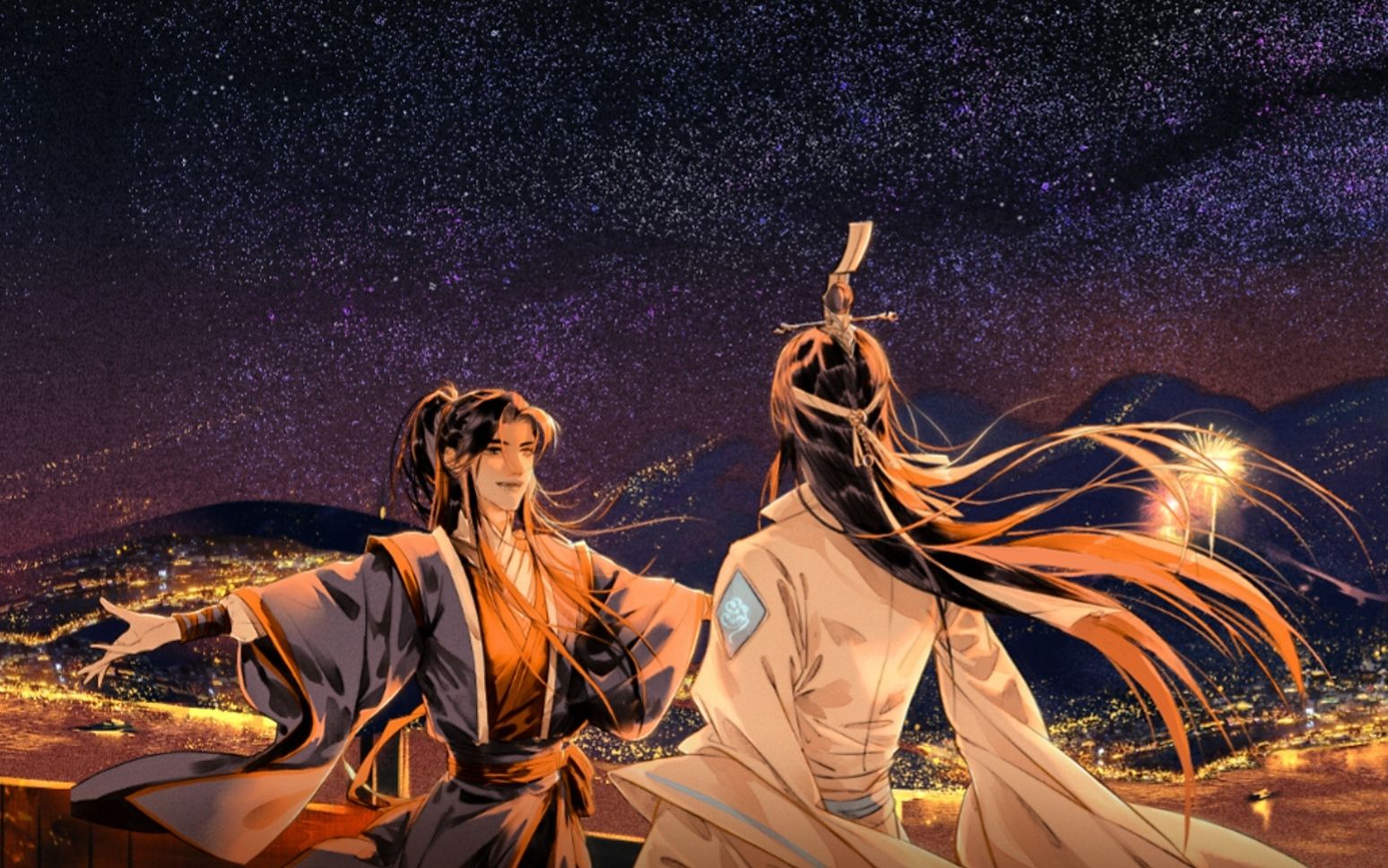 [图]【魔道祖师·忘羡】月满襟 - 只羡鸳鸯不羡仙