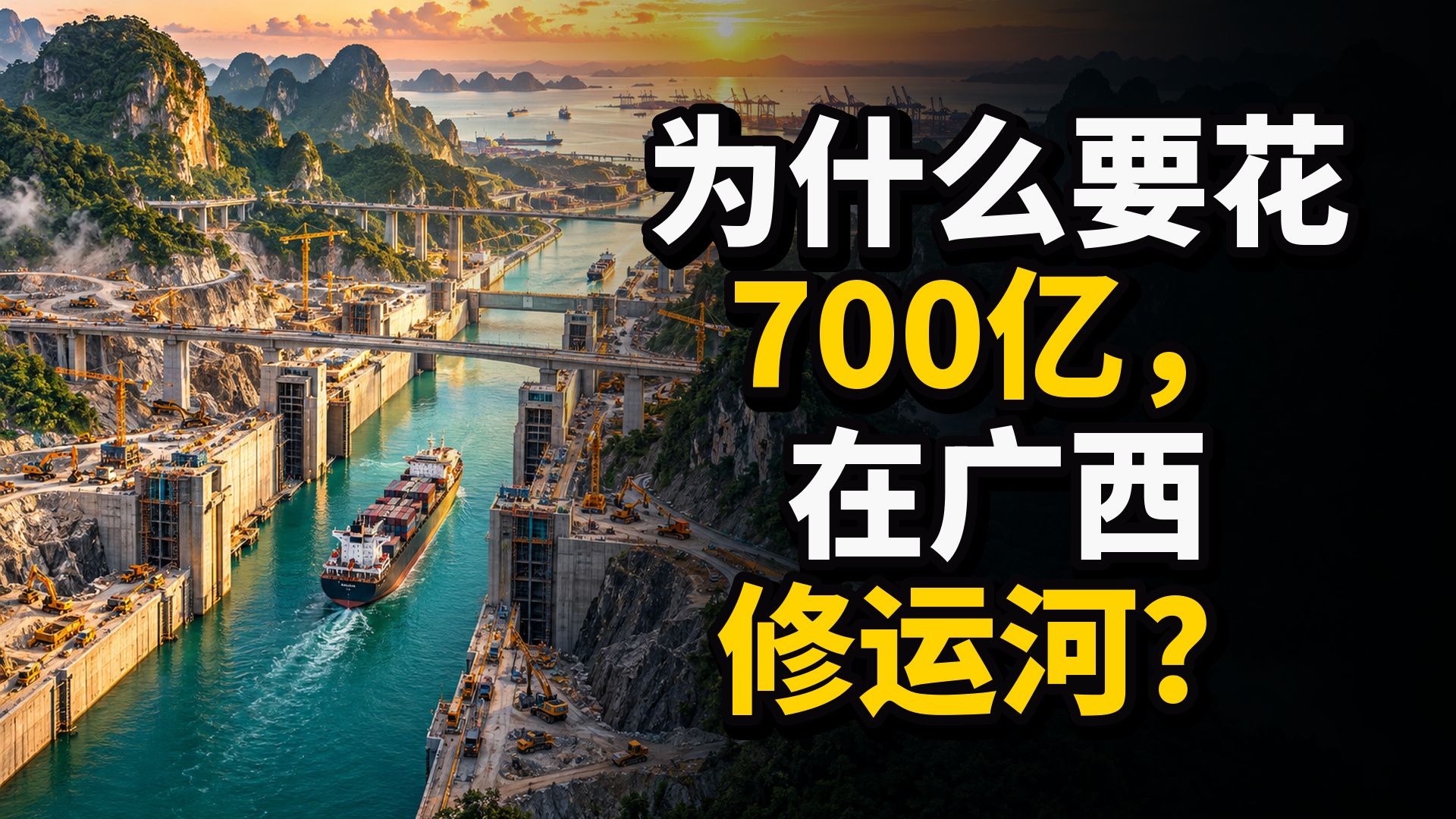 花700亿修运河，到底值不值