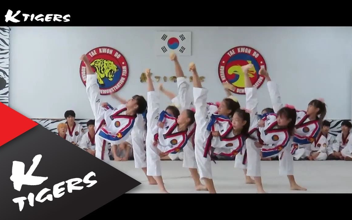 [图]少女好腿法!Twice-Fancy+come and get it(remix)跆拳道版翻跳.韩国虎队Ktigers