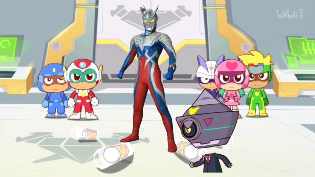 开心超人联盟之机械堡历险记 赛罗奥特曼和五超人一起联手打败创老板