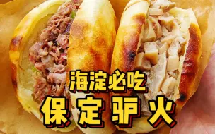 Tải video: 北京小伙第一次吃保定驴肉火烧，好吃哭了！