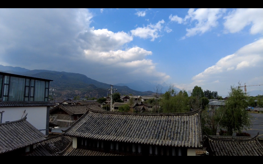 「云南丽江」在丽江第一天,看看束河古镇,远眺一下玉龙雪山!哔哩哔哩bilibili