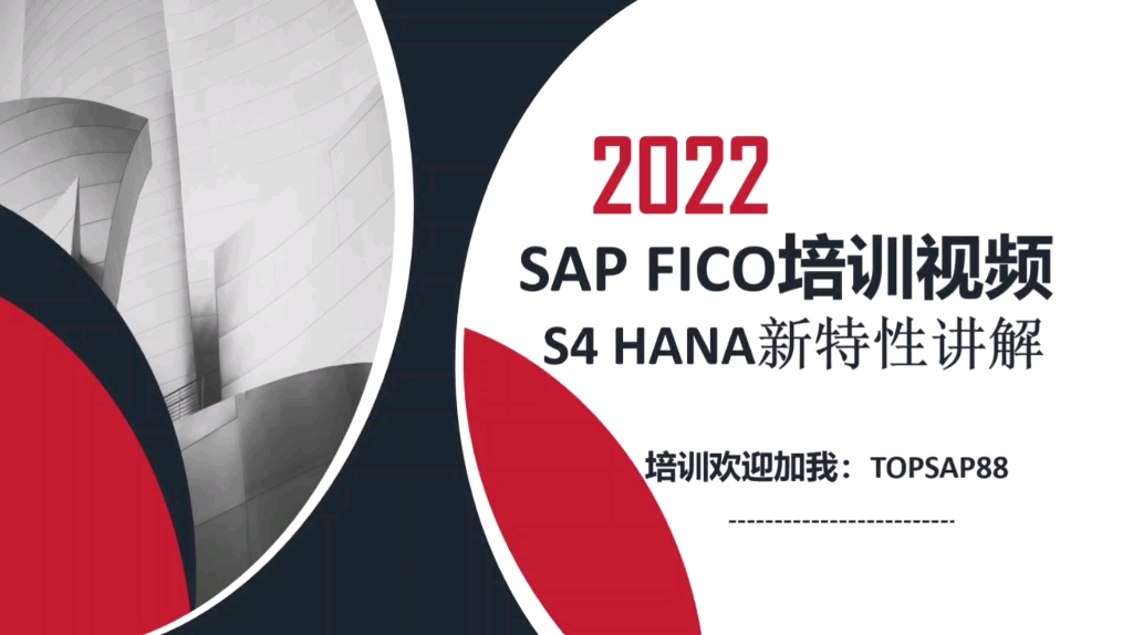 30天自学入门SAP FICO模块SAP FICO培训视频教程FICO S4 HANA讲解哔哩哔哩bilibili