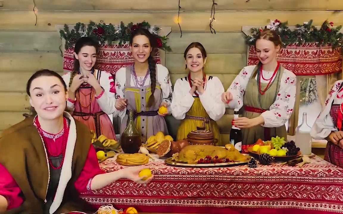 [图]Beloe Zlato - 俄语圣诞歌 圣诞快乐,新年快乐! Merry Christmas and a Happy New Year