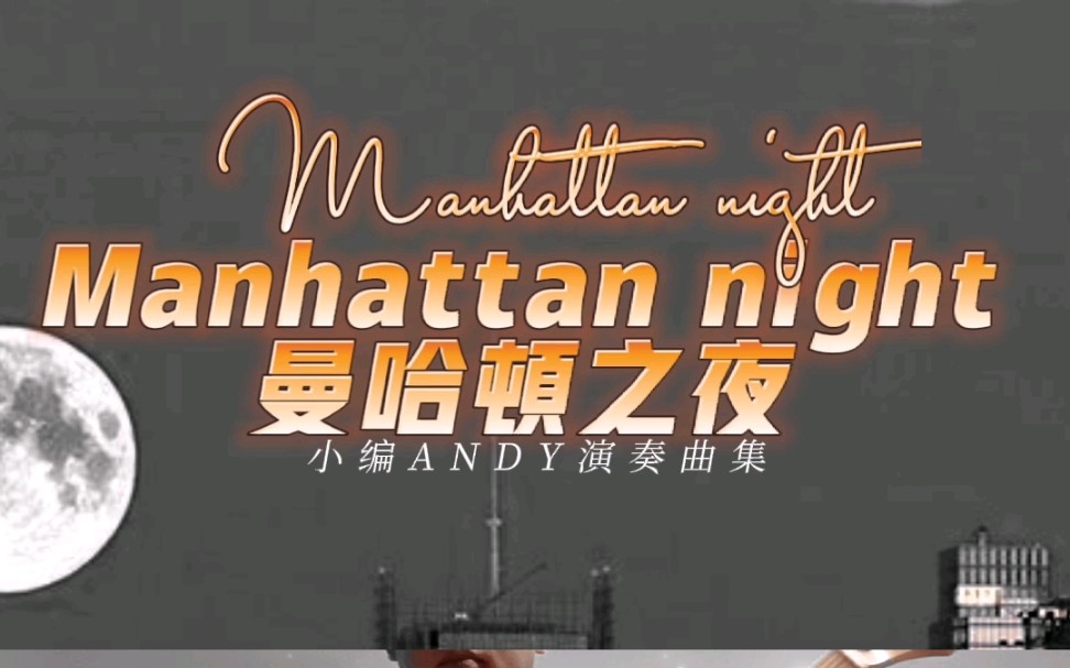 Manhattan night 曼哈顿之夜哔哩哔哩bilibili