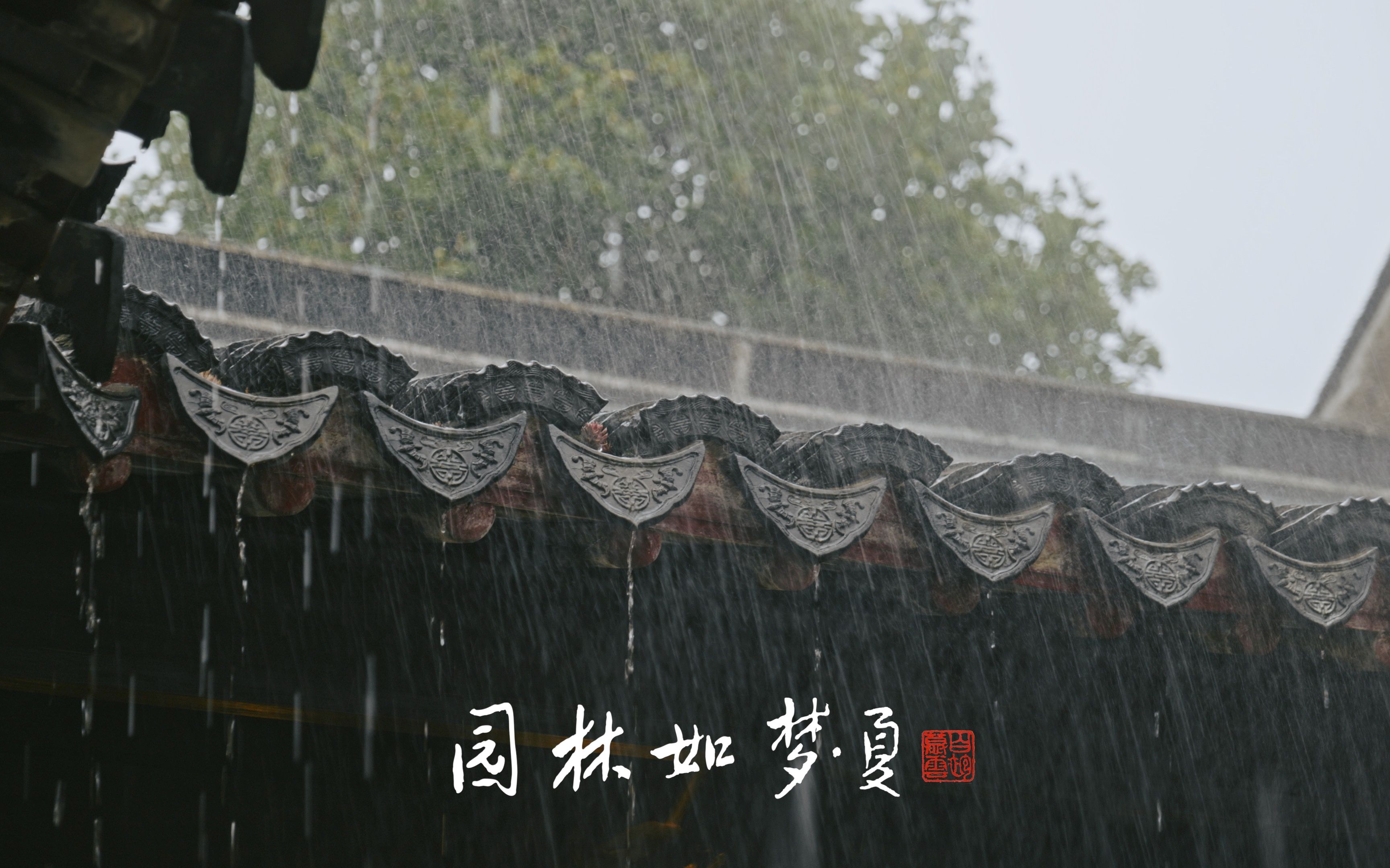 【园林如梦ⷥ䏣€‘骤雨降 乘风凉 隐居何地不闲忙/ 艺圃哔哩哔哩bilibili