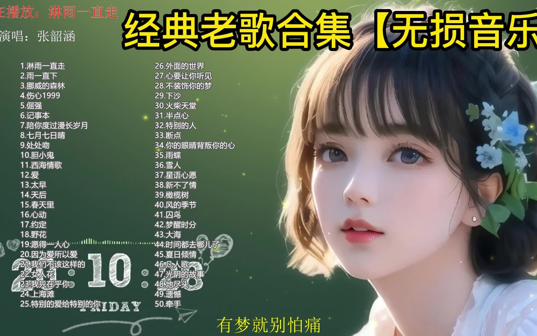 [图]【高音质歌单】经典音乐/经典歌曲合集 不是老歌百听不厌，而是我们长大了，成为了那个曲中人！