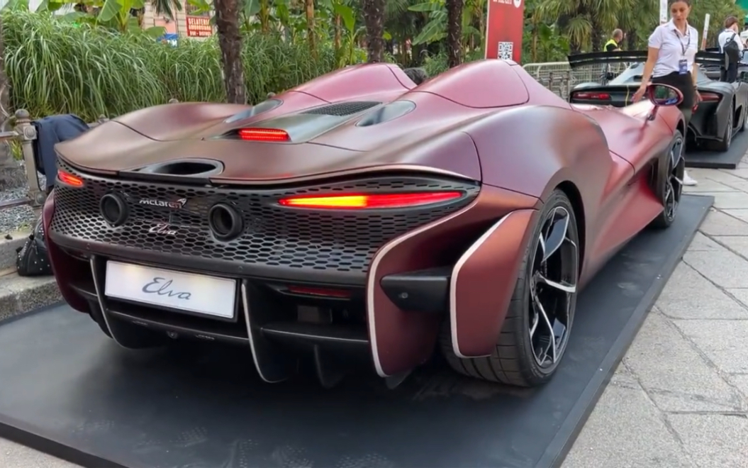 跑车鉴赏街头实拍2022款迈凯伦elva
