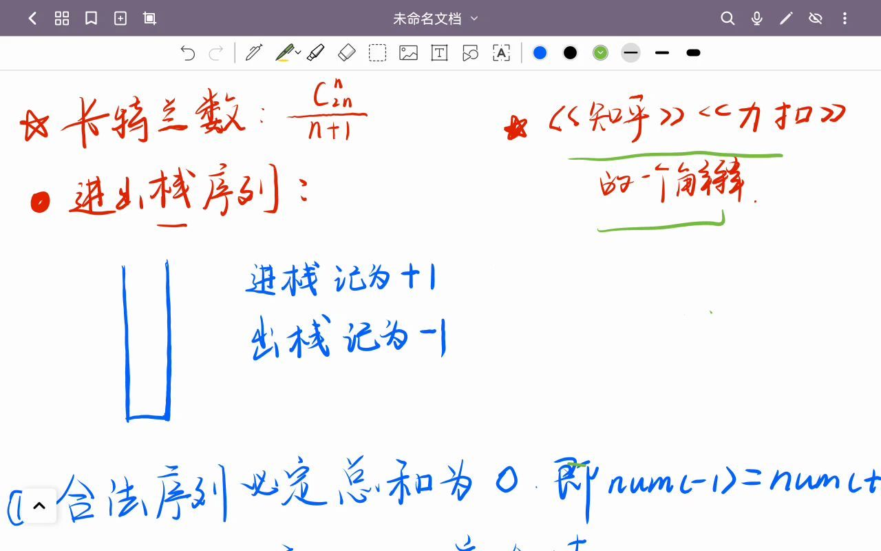 【浅析】栈的卡特兰数哔哩哔哩bilibili