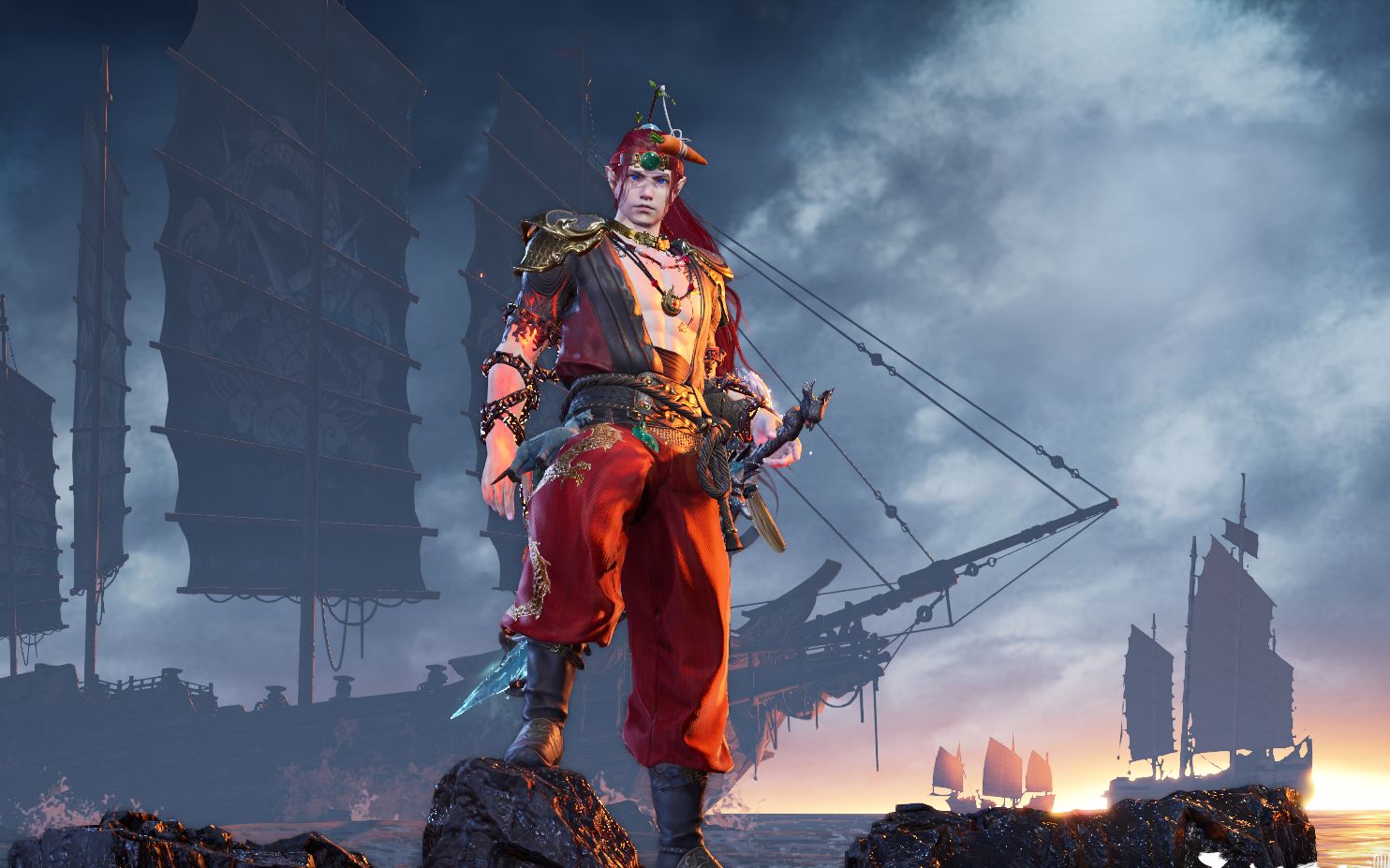 [永劫无间]新手还在问怎么玩火男,老手已经 我忘掉你的所有,风里雨里