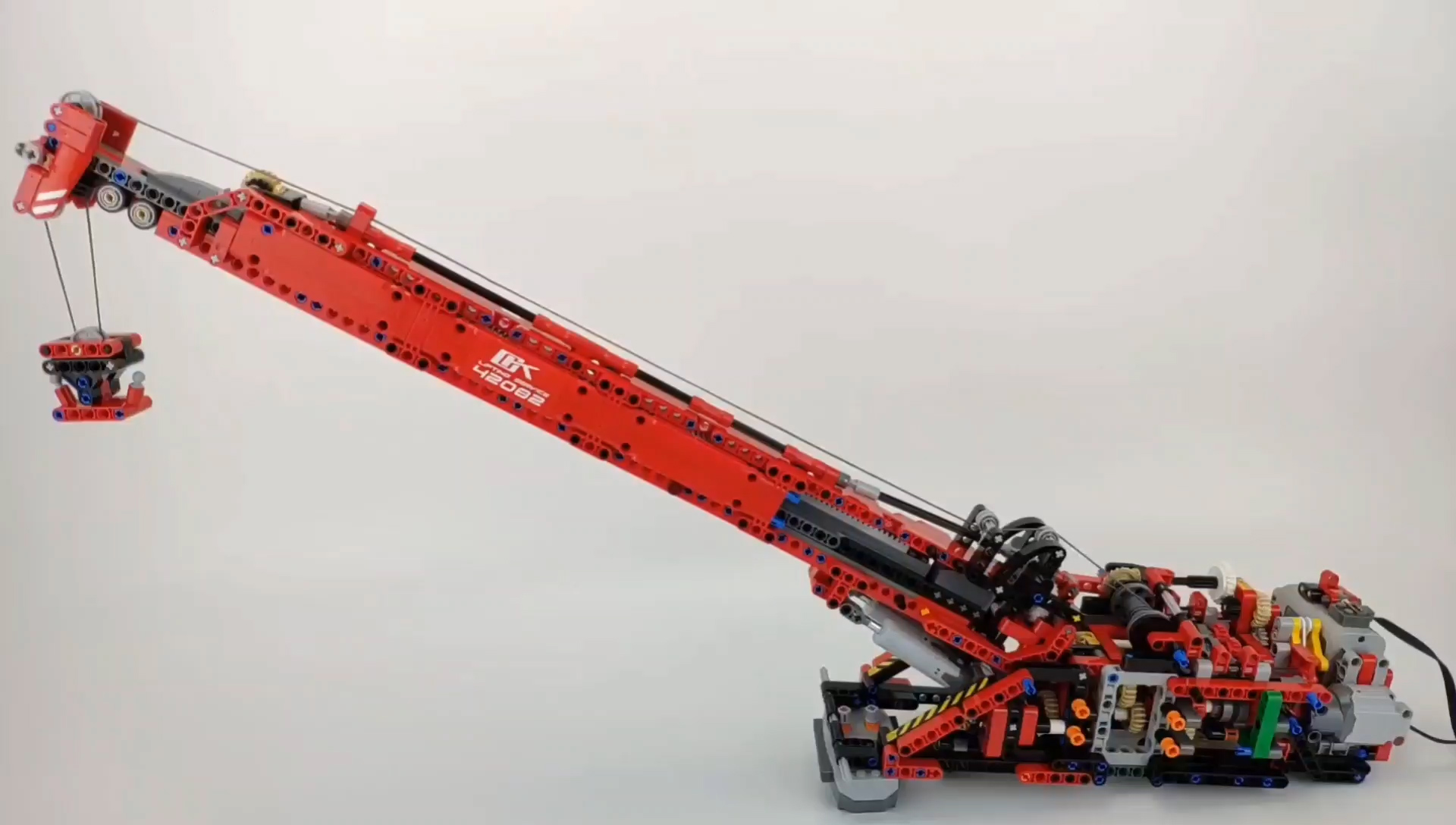 乐高42082全地形起重机剖析机械传动之美小臂和吊钩功能的实现