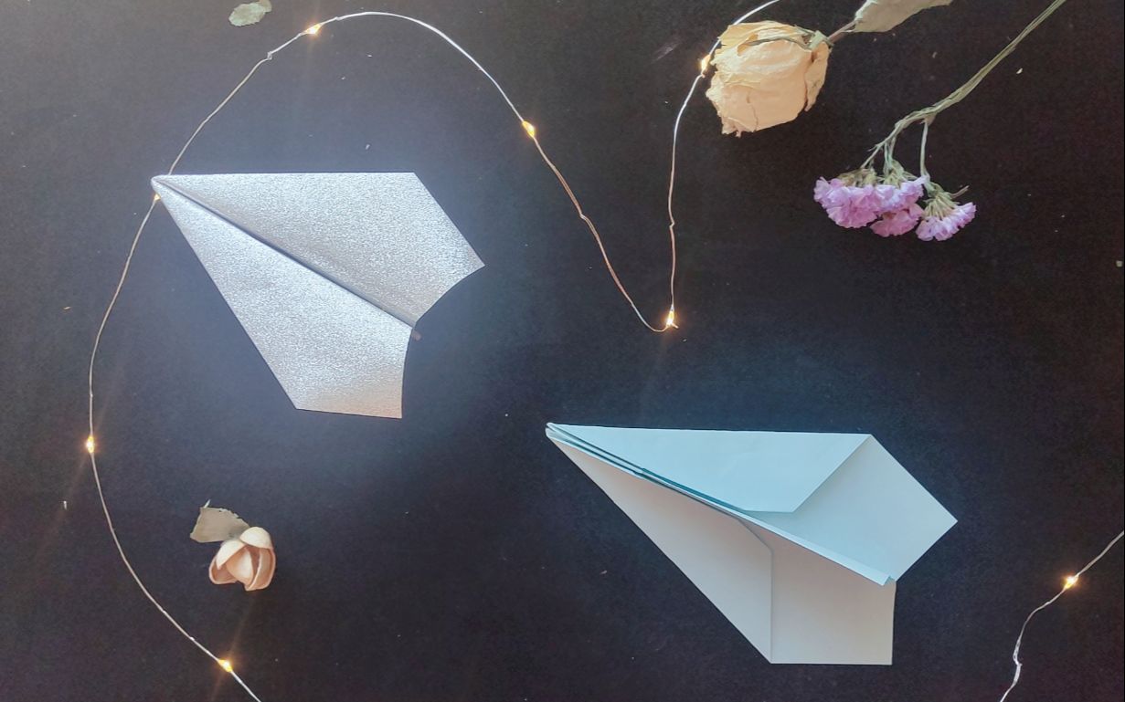 【飞机折纸】这个最远能飞出69米的纸飞机,大概是从童年来的吧