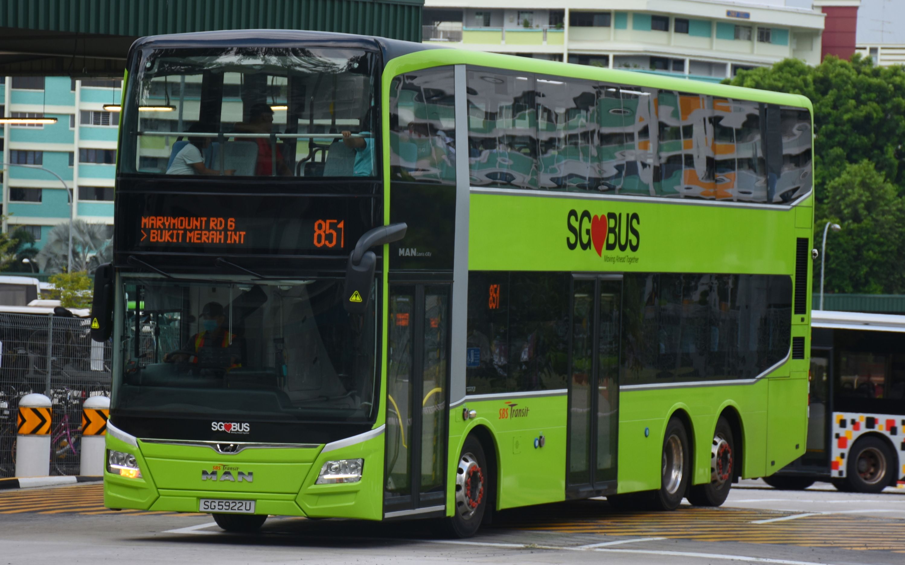 [新加坡公交] 新捷运851路 红山→义顺