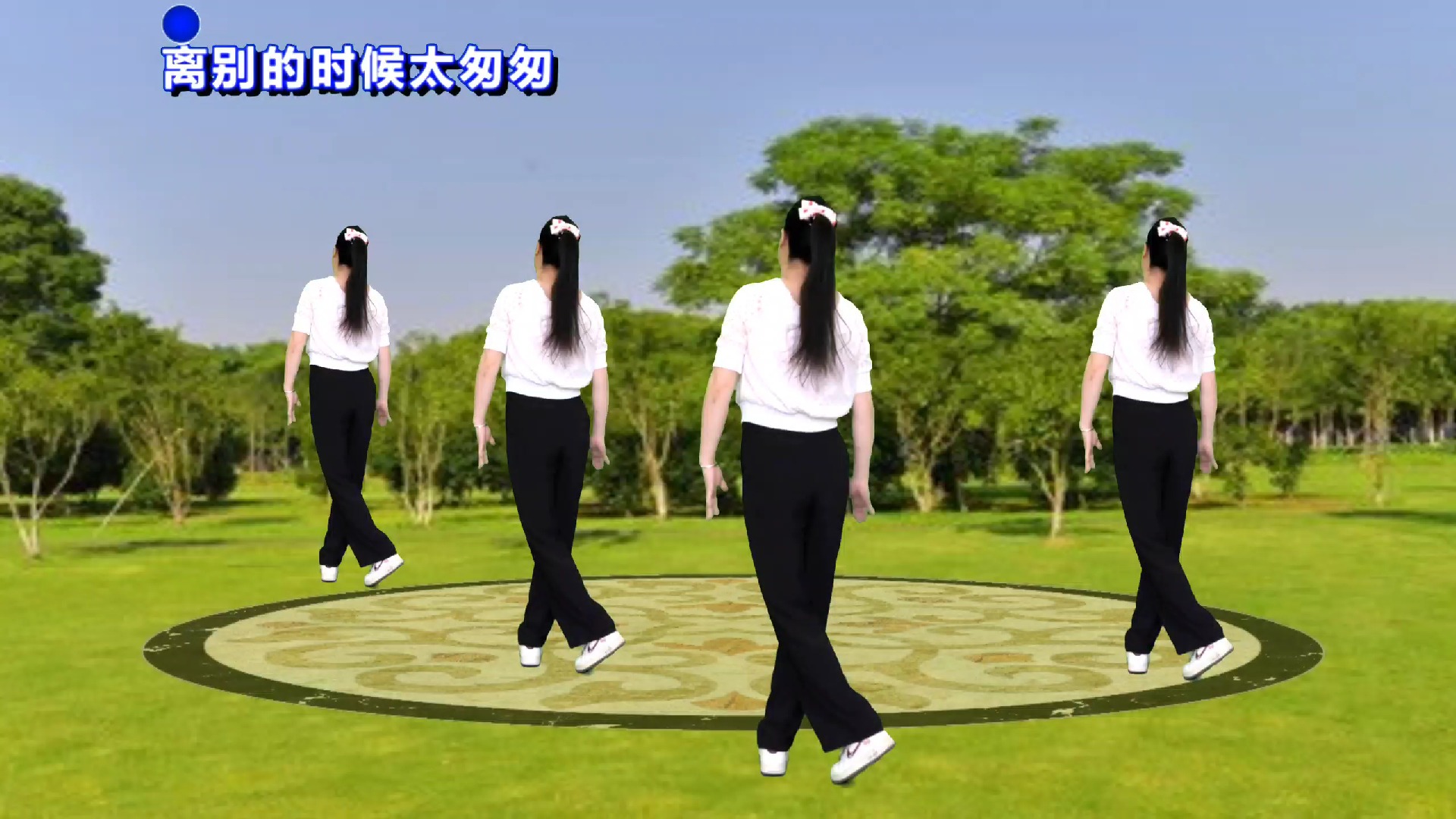 64步广场舞《来生再续未了情》歌曲情深意浓,伤感好听,背面跳