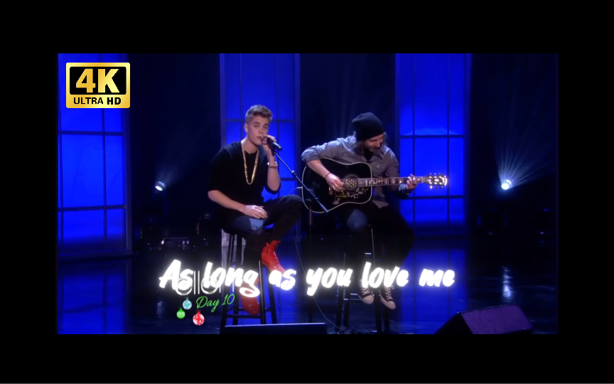 [图]Justin Bieber - As Long As You Love Me (Live on Ellen Degeneres Show 2012)