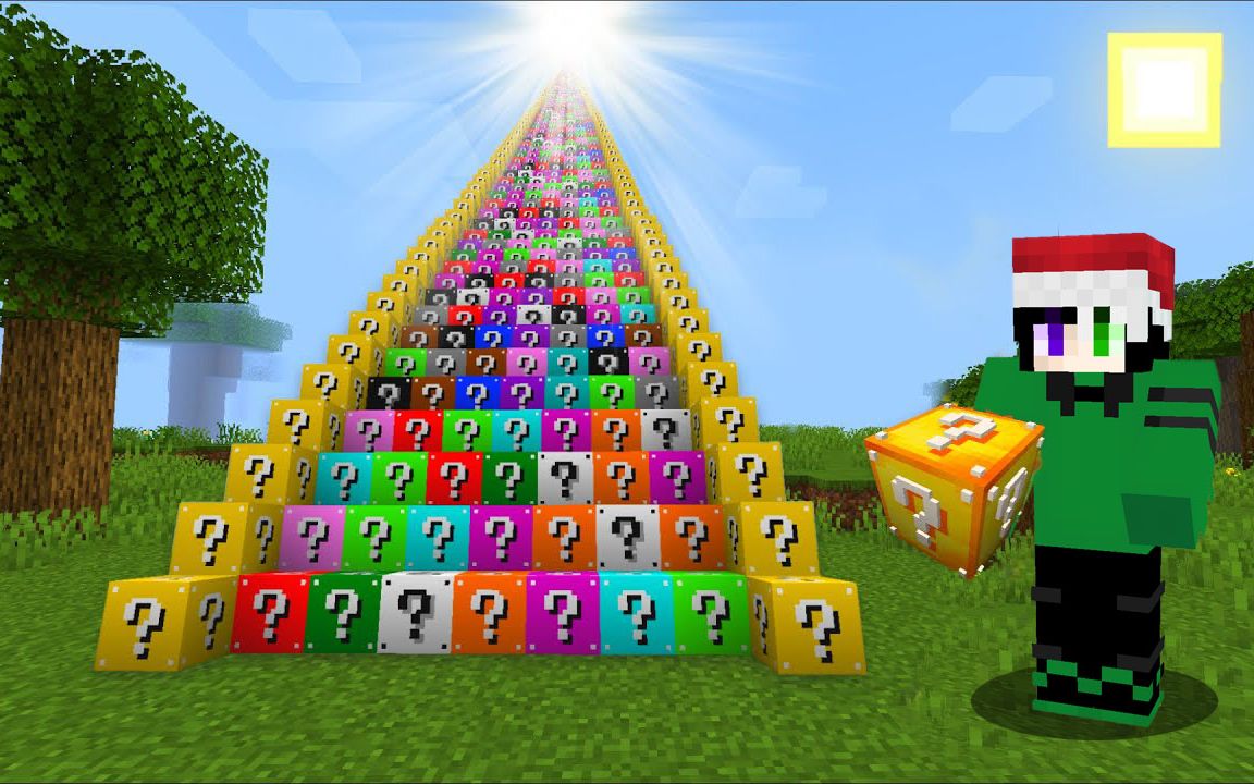 游游解说我的世界:双人挑战各种混合的幸运方块?