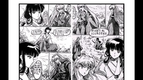 再画一次犬夜叉与桔梗 很喜欢把他们画成漫画保存下来 哔哩哔哩