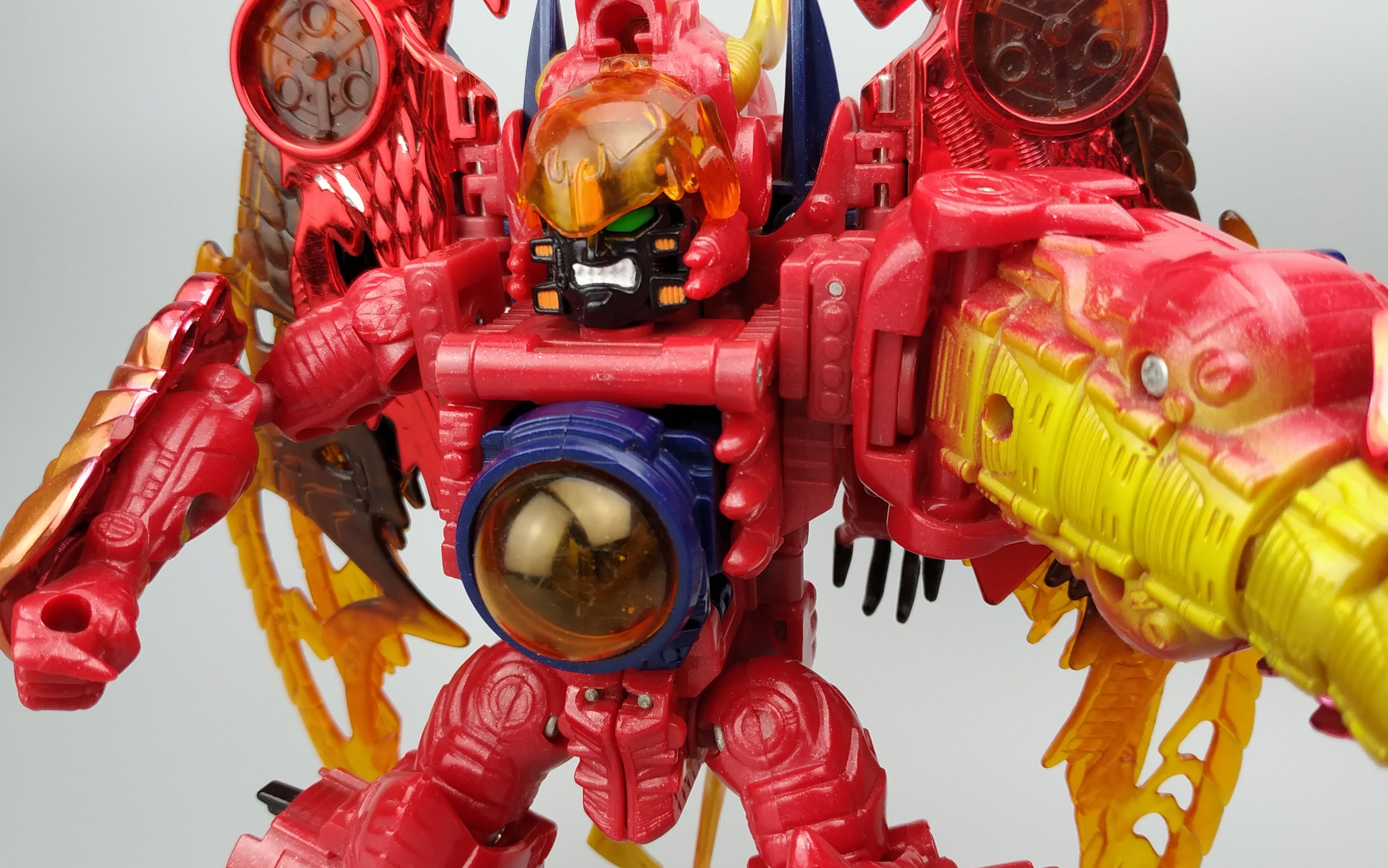 20年后的今天终于入手了变形金刚金属变体红龙超能勇士bw