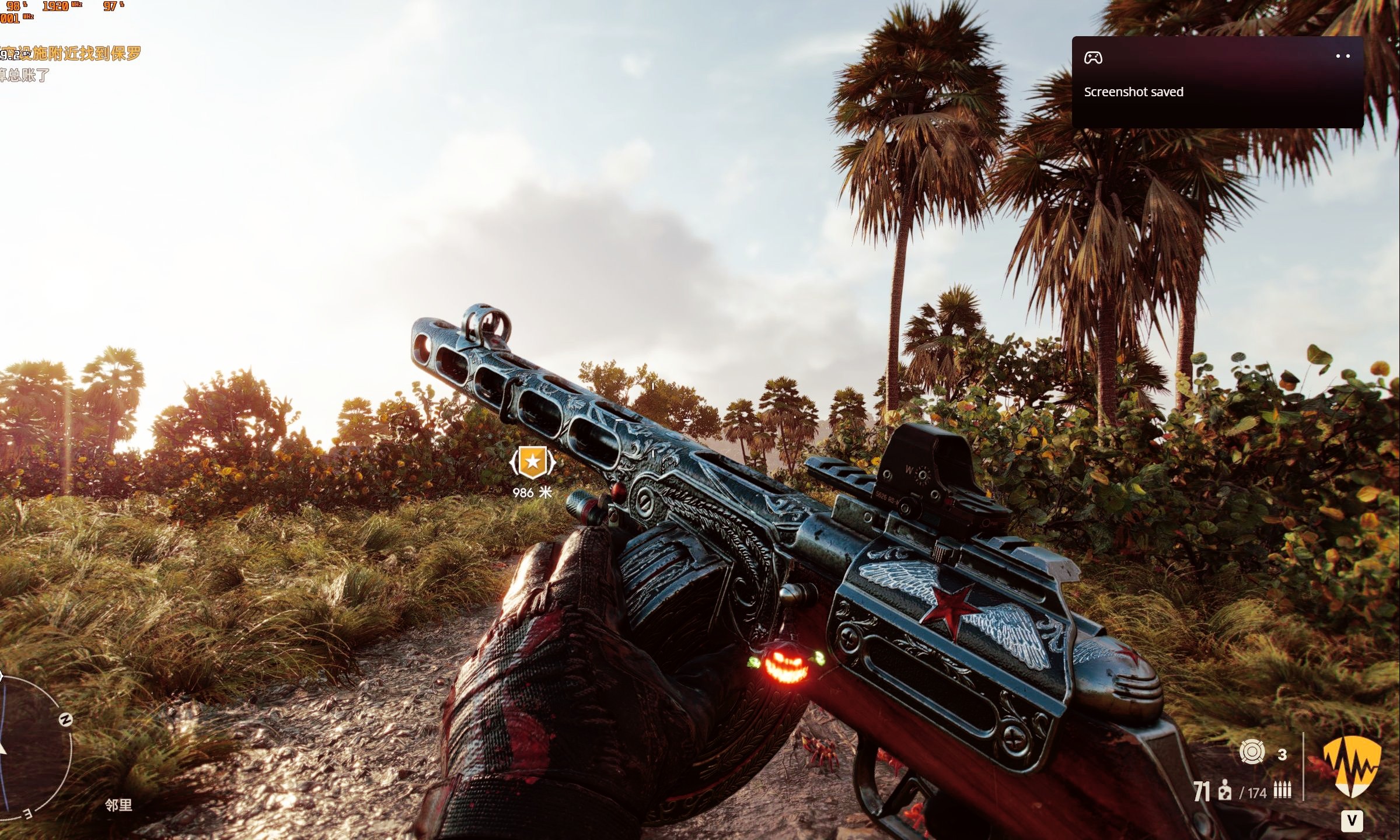 孤岛惊魂6全武器展示 普通换弹 空仓换弹 射击 4k ultra hd