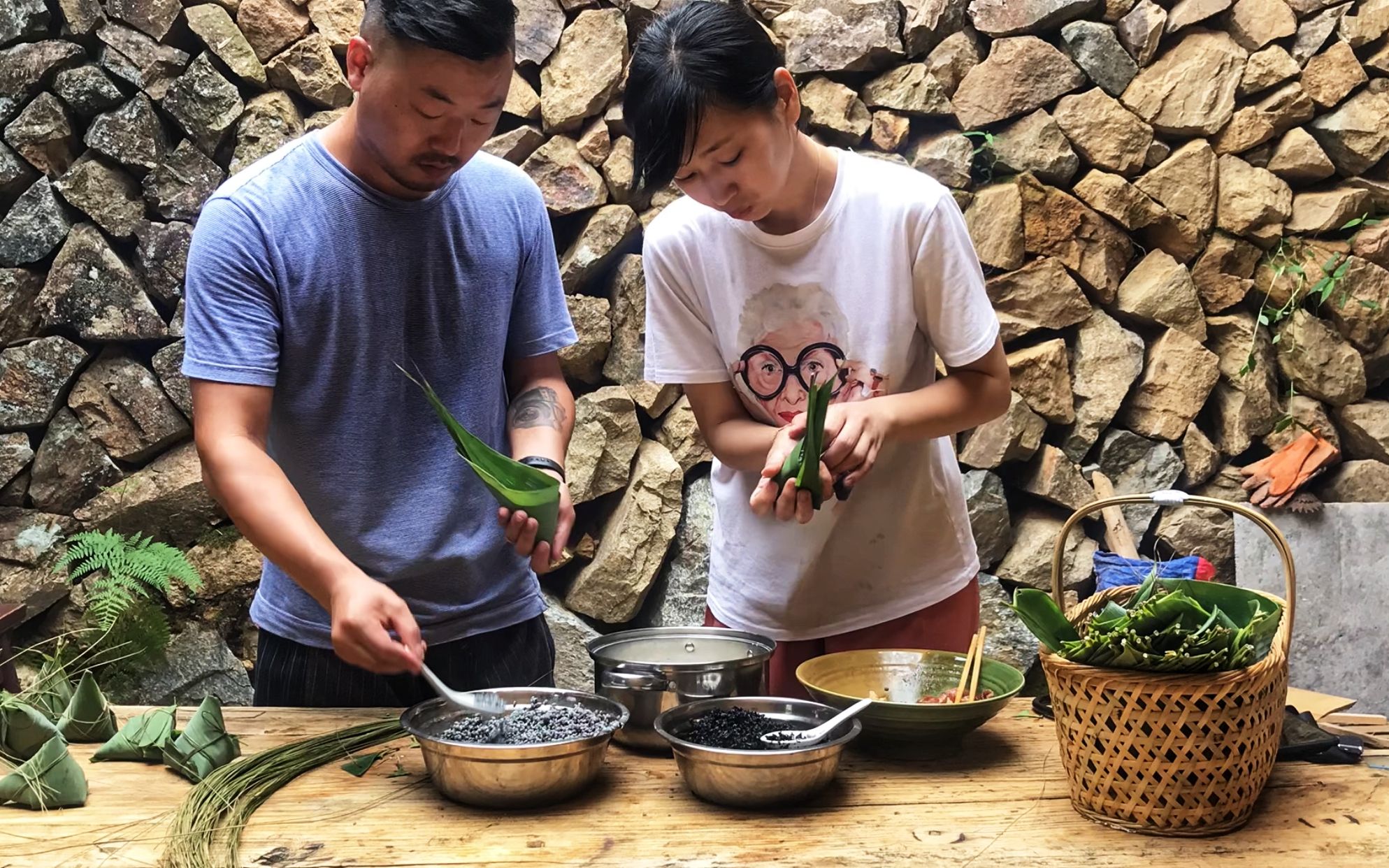 端午节到了,为了吃到传统的乌米粽,自己尝试制作,太难了