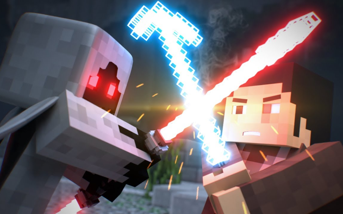 [图]《我的世界之星球大战动画》绝地武士-光剑对决 Minecraft Star Wars #全能打卡挑战#  #热门评论# #新学期新flag#