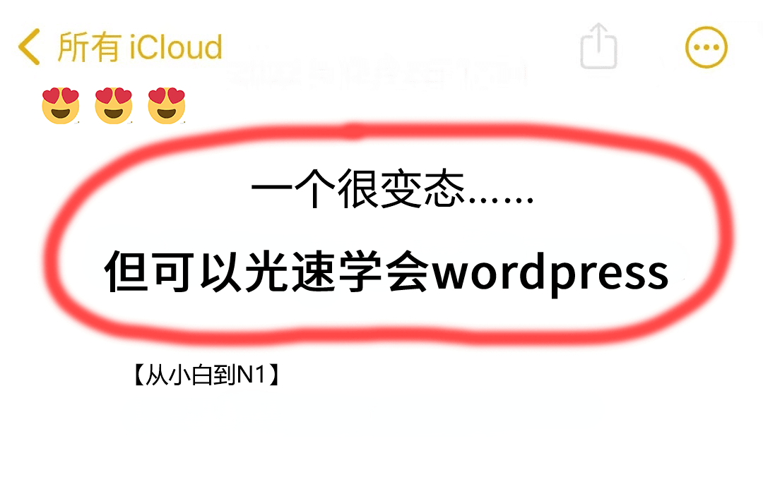 最强WordPress教程,适合新手制作个人网站、外贸网站,手把手带你零基础建站哔哩哔哩bilibili