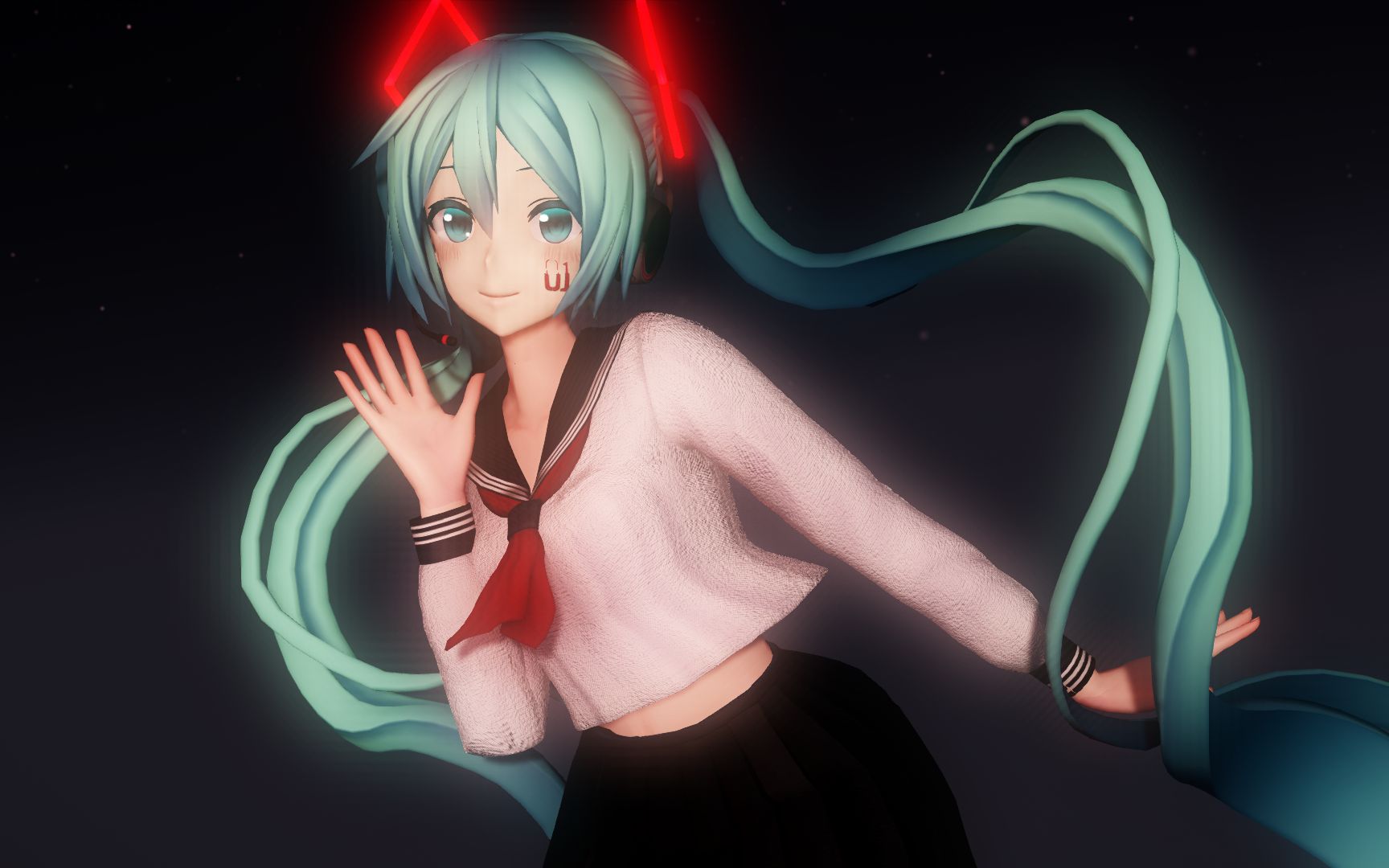 【固定镜头】jk初音未来-随心所欲mercy