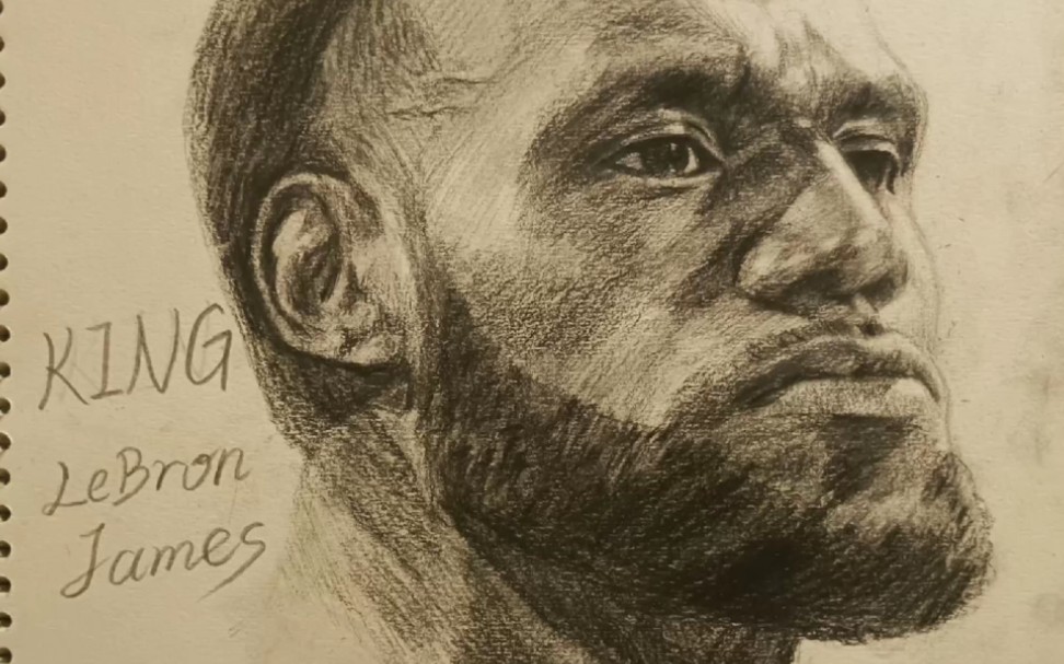 论手残党画勒布朗·詹姆斯