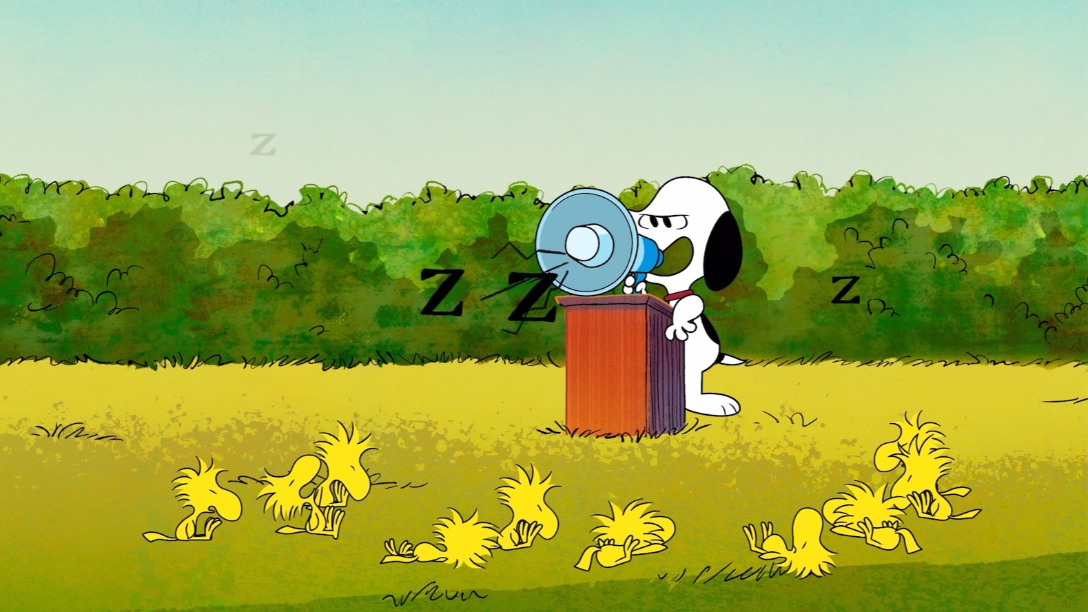 史努比教小鸟演讲