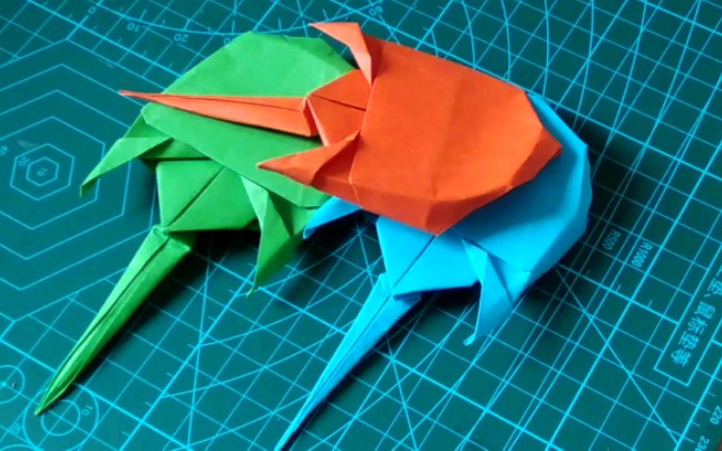 折纸保护快进来学简单又可爱的鲎