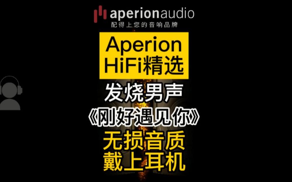 [图]【Aperion HiFi精选】发烧男声《刚好遇见你》无损音质，戴上耳机听！