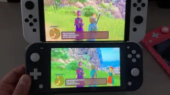 Download Video: Switch：勇者斗恶龙11S DQ11S 掌机模式极限高清画质实机测试对比（OLED&LITE）