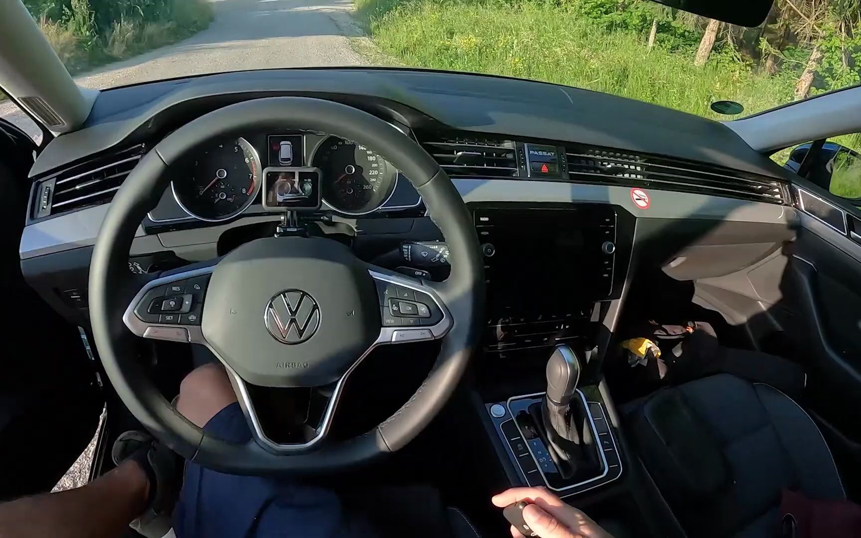 2023大众帕萨特瓦罐第一视角驾驶
