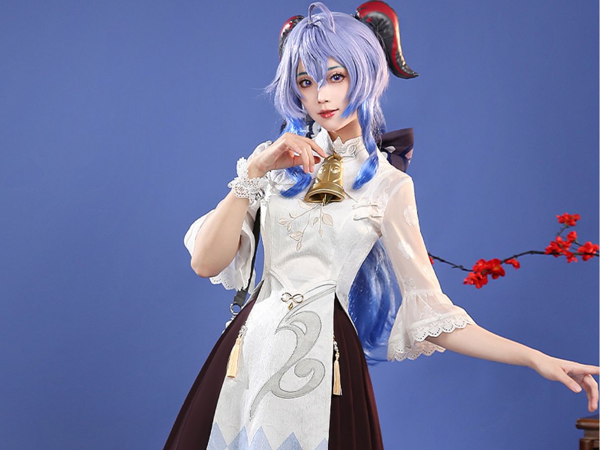甘雨旗袍喜茶联名【原神cos服教程】