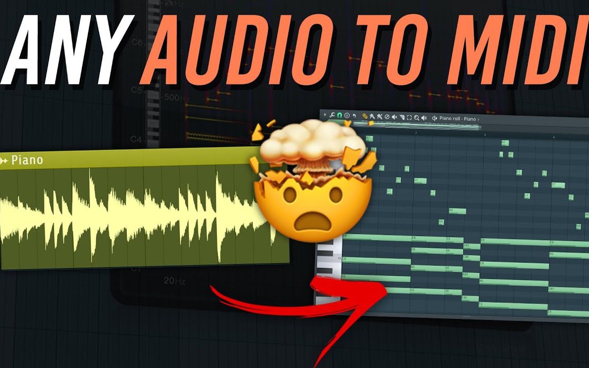 [图]AUDIO转换MIDI终极技巧！任何复杂的和声和旋律都可以！