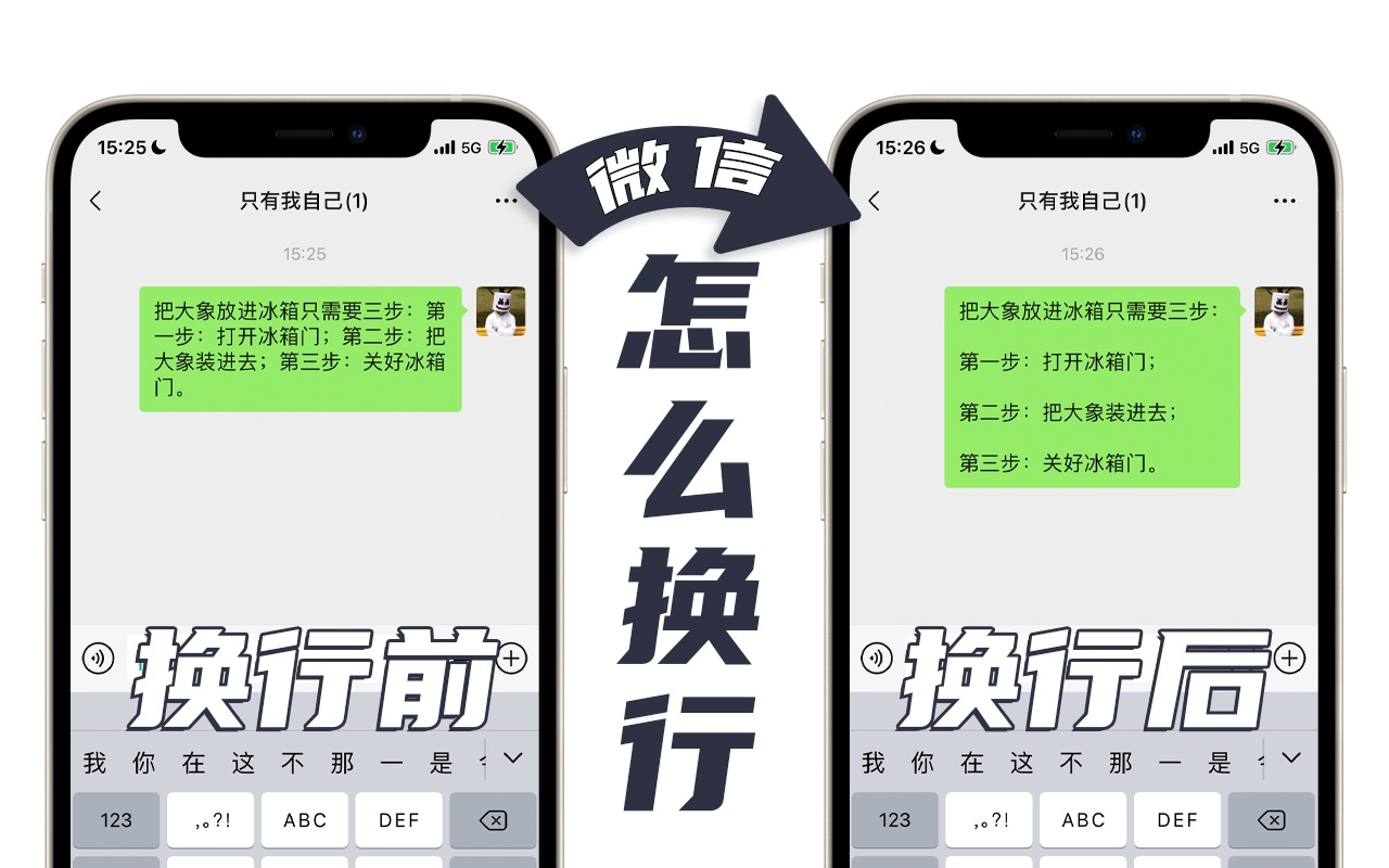 iPhone中没有「换行」按钮怎么换行?哔哩哔哩bilibili